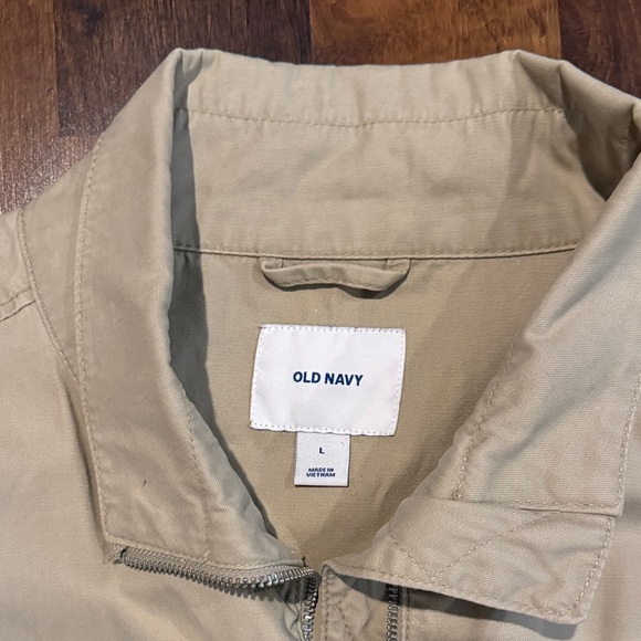 Old Navy Twill Field Utility Jacket with Drawstring Waist (size LARGE) - Picture 4 of 6